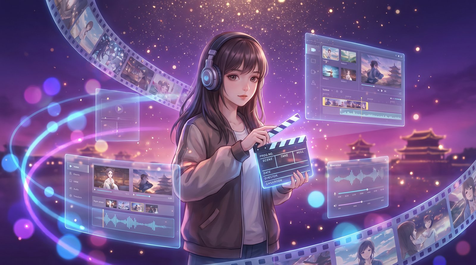 色虎原创动漫剪辑场景
