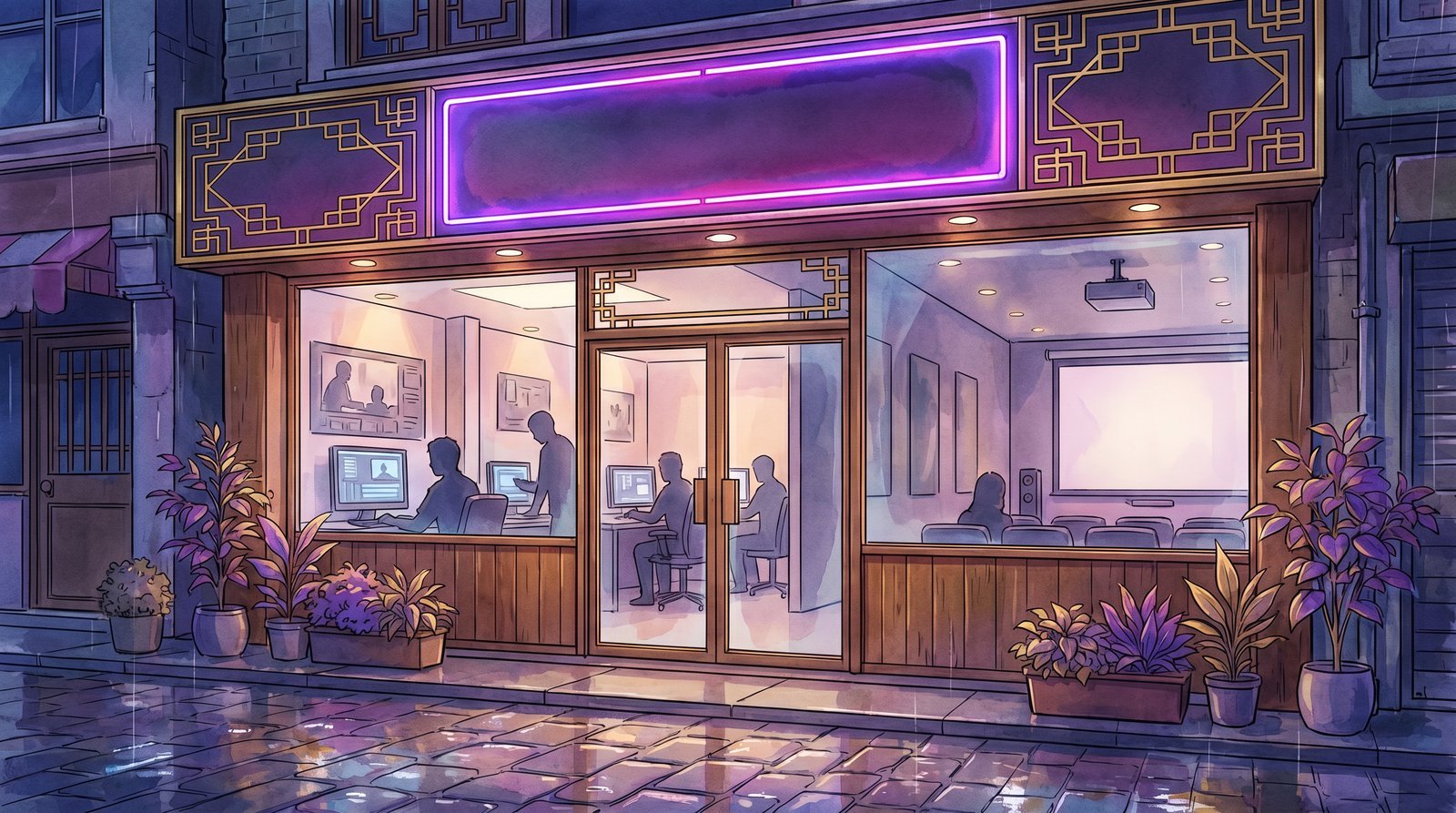 色虎实体影视传媒公司门店