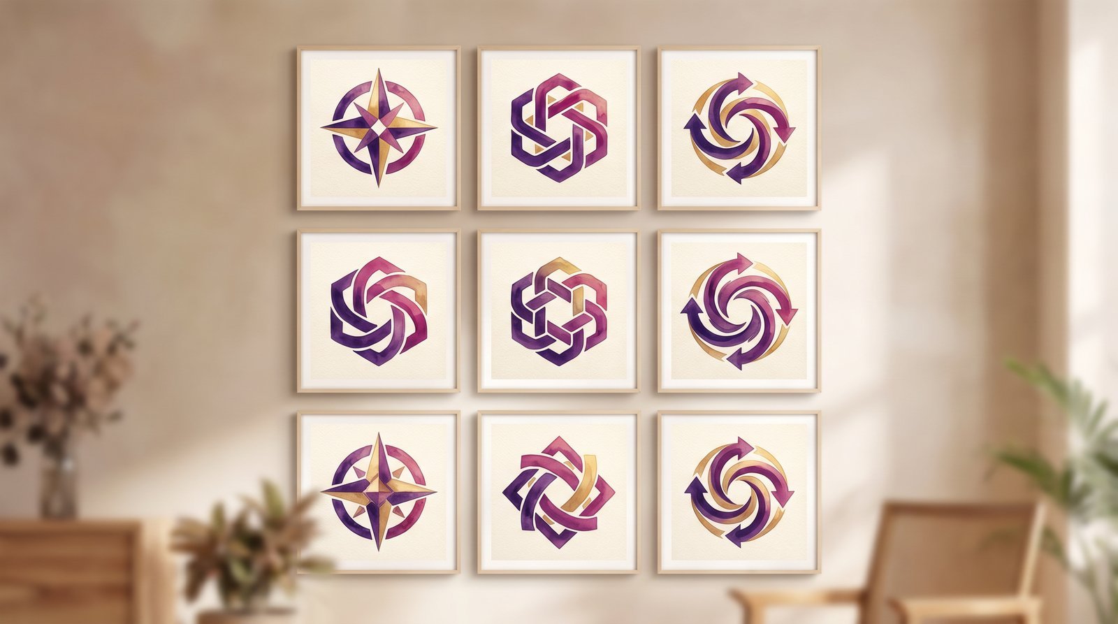 色虎合作影视动漫品牌Logo墙